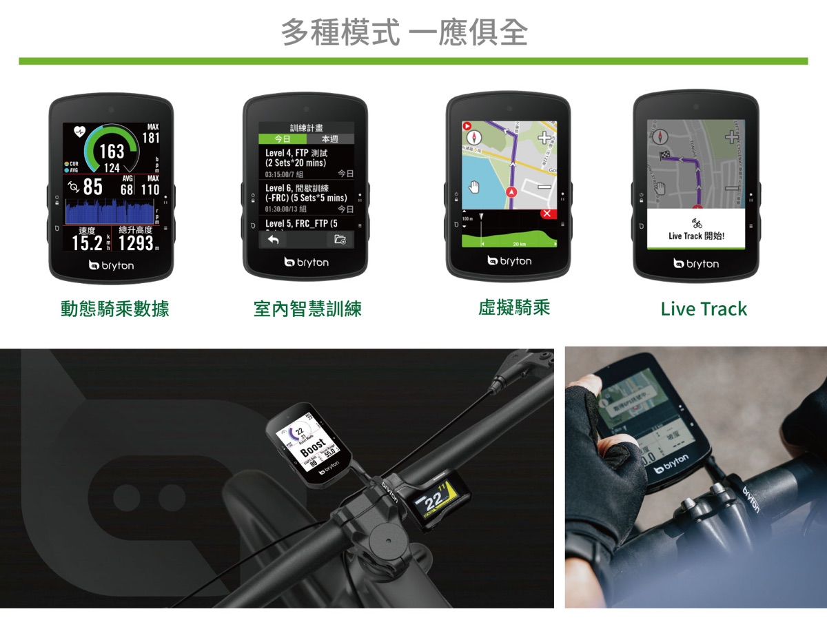 Bryton Rider S510 GPS 自行車碼錶產品照片 3
