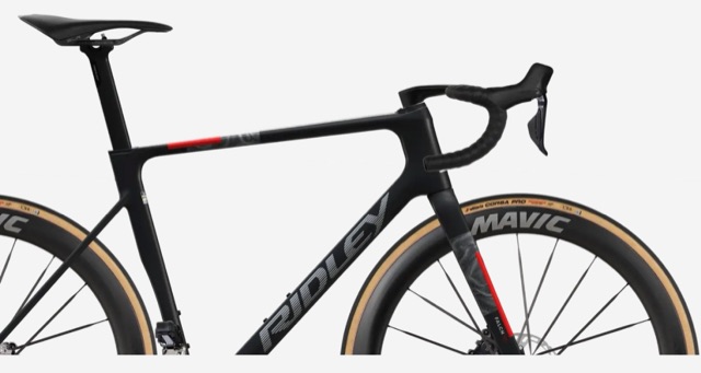 Ridley Falcn RS 2.0 配色：UD Carbon・Matt・Silver/Red 消光黑