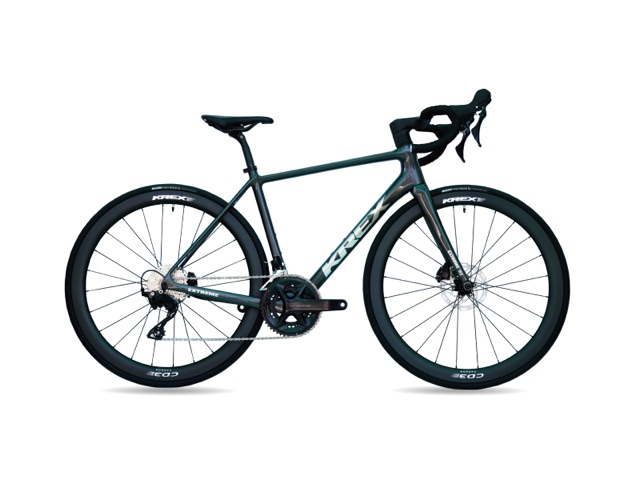 KREX H2 Extreme 碳纖維公路車，幻影灰配色