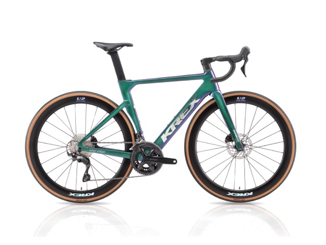 KREX U2 Wind Speed 碳纖維公路車，變色龍（三色）配色