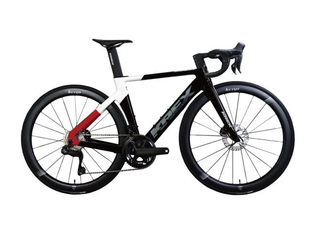 KREX U5 Ultegra Di2 碳纖維公路車，黑白紅配色