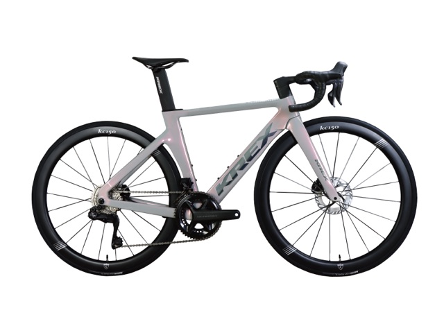 KREX U5 Ultegra Di2 碳纖維公路車，幻紫銀配色