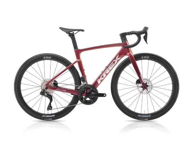 KREX Ares Pro U6 碳纖維公路車,紫紅變色龍配色