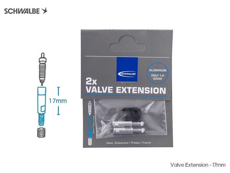SCHWALBE 17mm 延長氣嘴