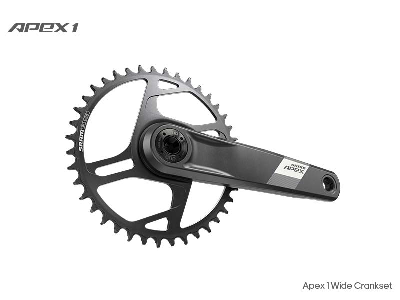 SRAM Apex 1 單盤寬版曲柄組