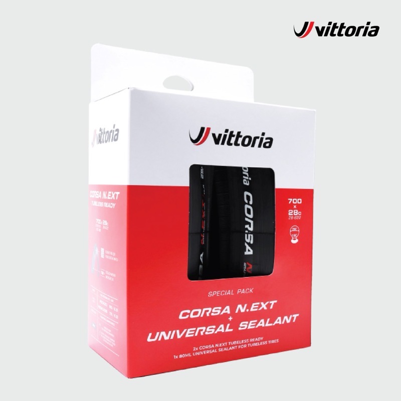 Vittoria Corsa N.EXT TLR+UNIVERSAL 補胎液組合包